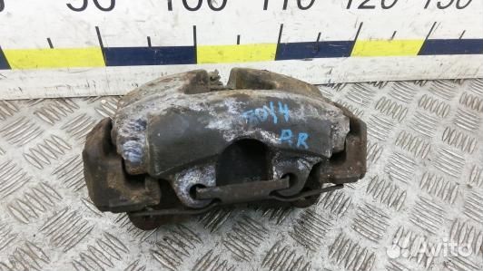 Суппорт тормозной передний правый volkswagen touar