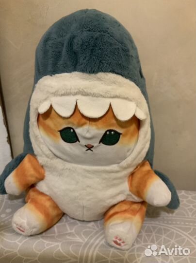Мягкая игрушка кот акула