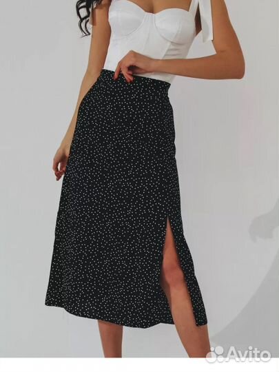 Юбка с разрезом