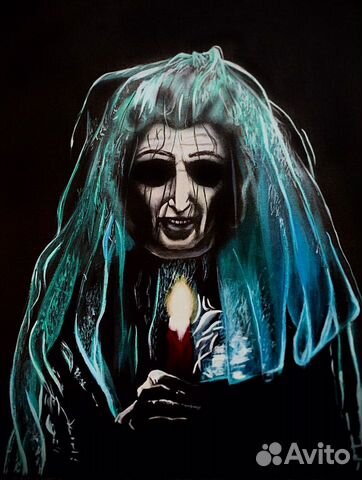 Картина «Невеста в Черном» из фильма «Заклятие»