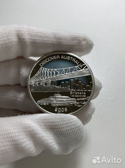 Монеты Австралии Брисбен, Пингвин, Год Свиньи