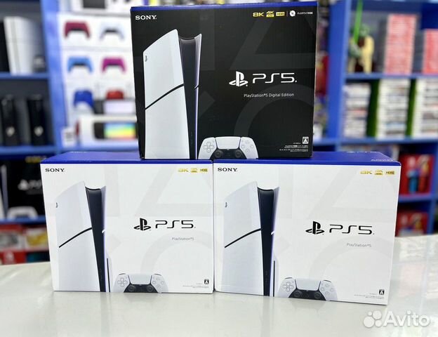 PlayStation 5 Slim 1Tb новая в наличии + доп SSD объявление продам