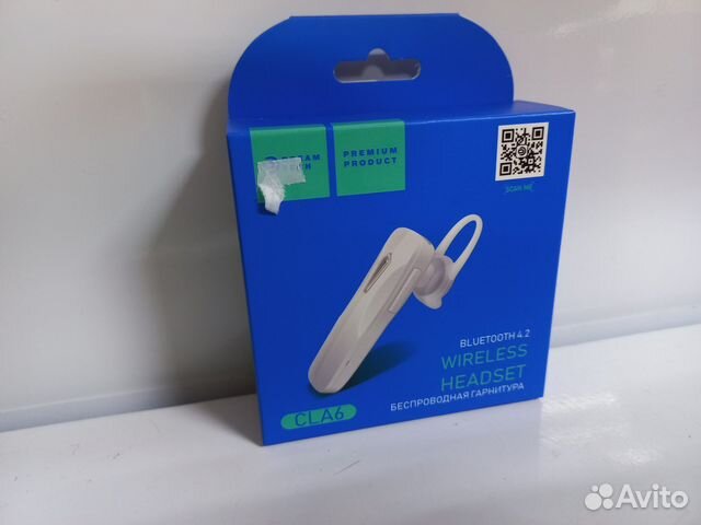 Bluetooth гарнитура Dream CLA6 белая