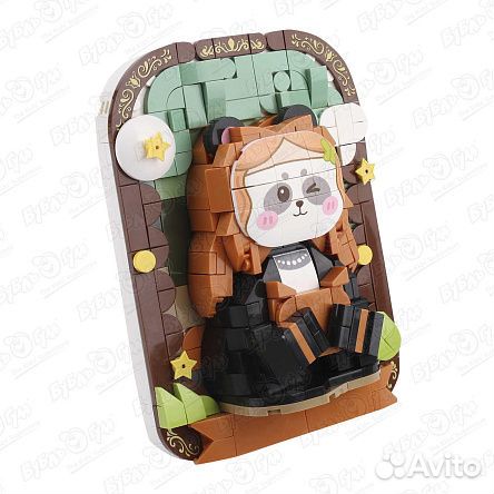 Конструктор Lanson Toys Панда с котом рамка