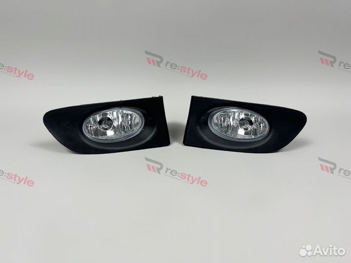 Уст комплект туманок Honda Fit 03-06г