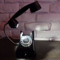 Старый телефон дисковый багта-50 светильник