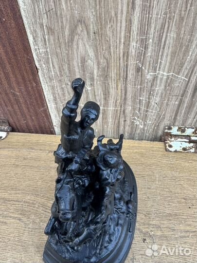 Джигитовка Куса чугун литье 1982 год