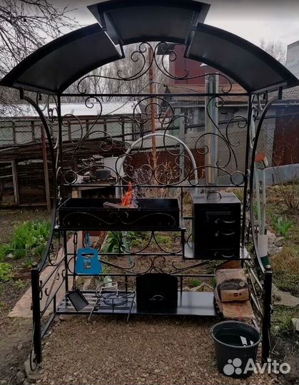 Мангал беседка