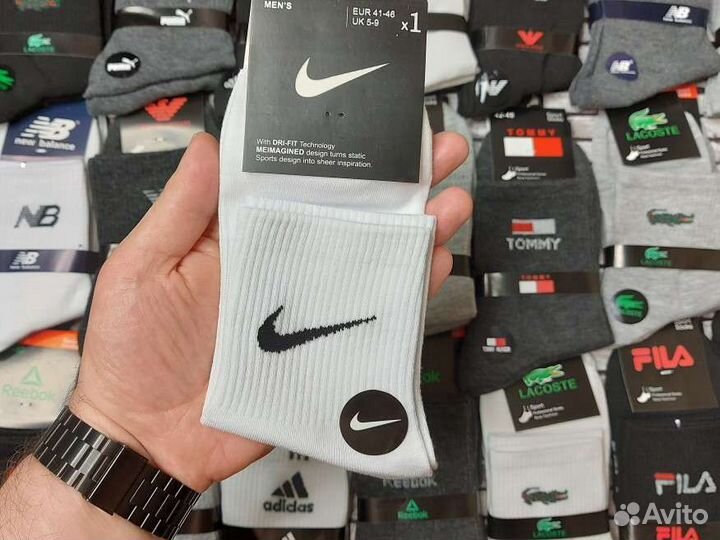 Носки Nike Adidas Puma Reebok