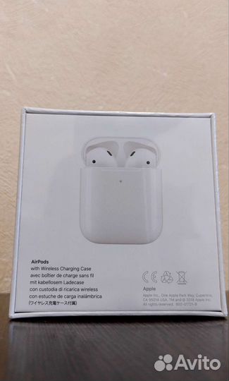 Беспроводные наушники apple airpods 2