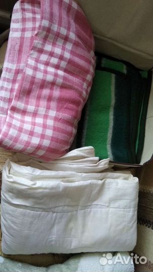Детские одеяла матрасик на раскладушку б/у