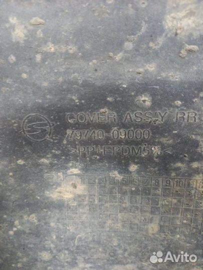 Подкрылок задний правый Ssangyong Kyron DJ D20DT