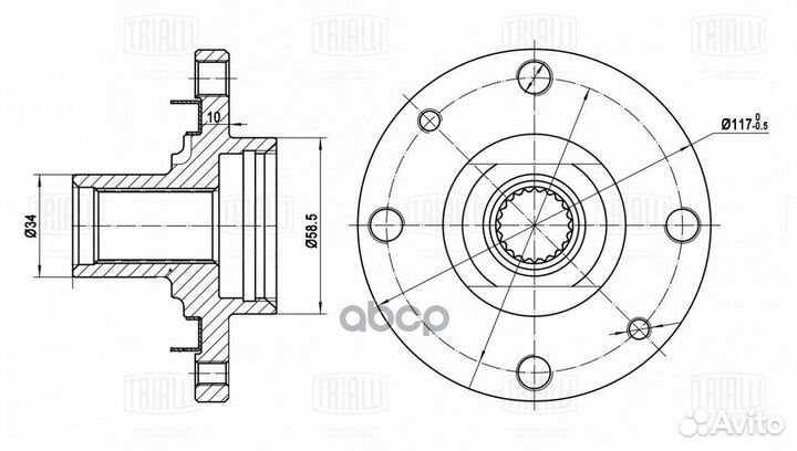 Ступица для а/м Лада 2108 (перед.) перед Лада