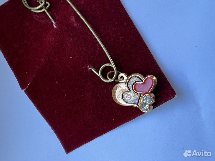 Булавка винтажная СССР брошь