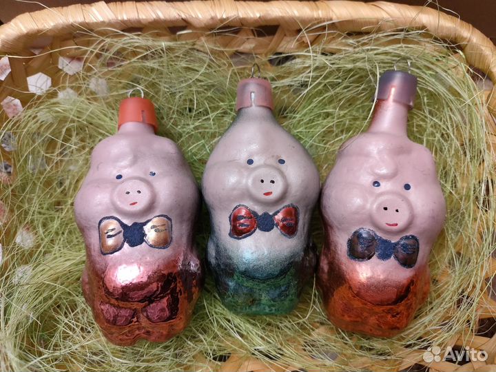 Елочные игрушки СССР