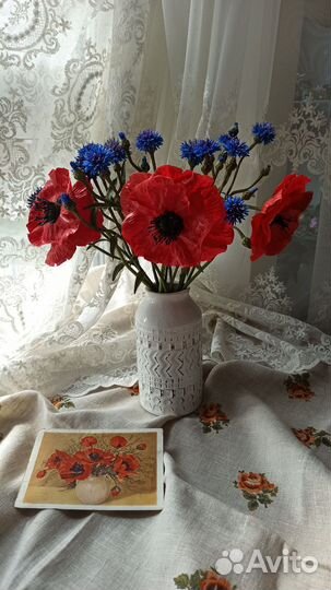 Цветы ручная работа холодный фарфор