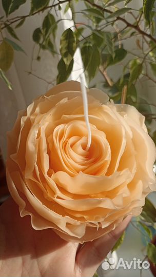 Свечи цветы ручной работы