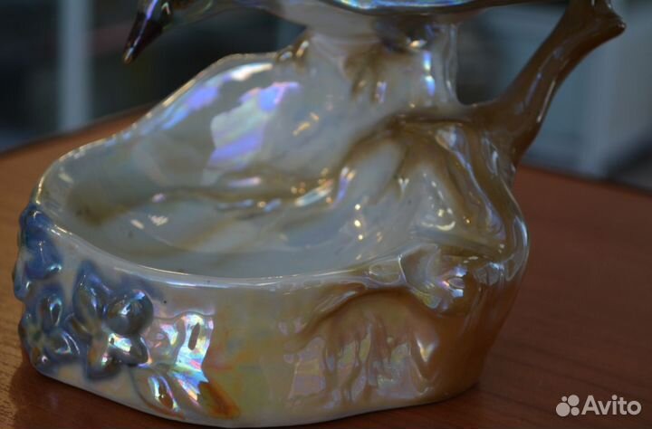 Фарфоровая пепельница- сорока