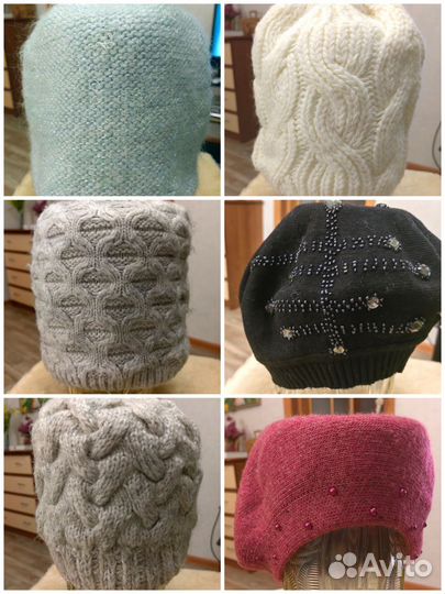 Пакетом Шапки женские