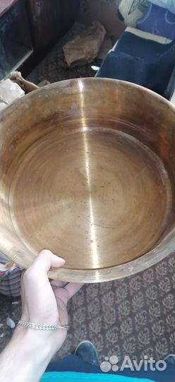 Медный таз для варенья