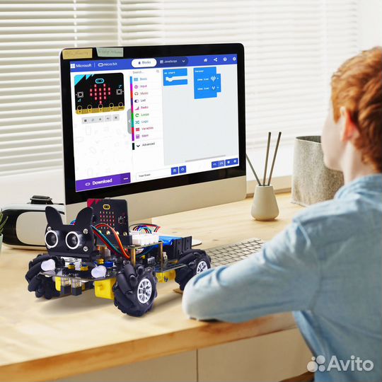 Робот Keyestudio 4WD Mecanum Robot Car, KS4032