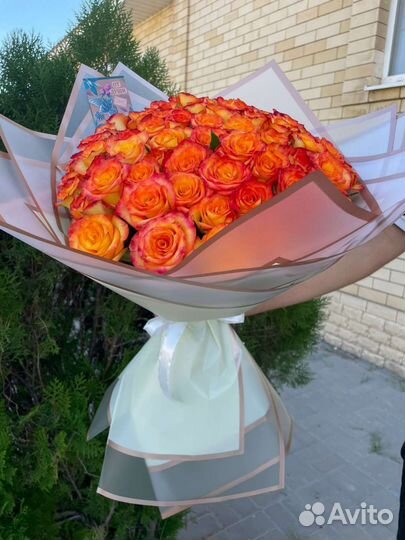 Роза 51 доставка 24/7 роза 101/21/15