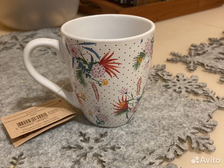 Кружка каменная керамика