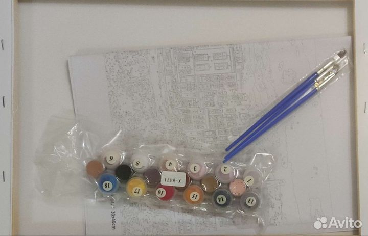 Рисование по номерам 30х40 картина