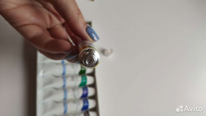 Набор красок акварельных в тубах Сонет, 12 шт