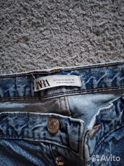 Шорты джинсовые zara