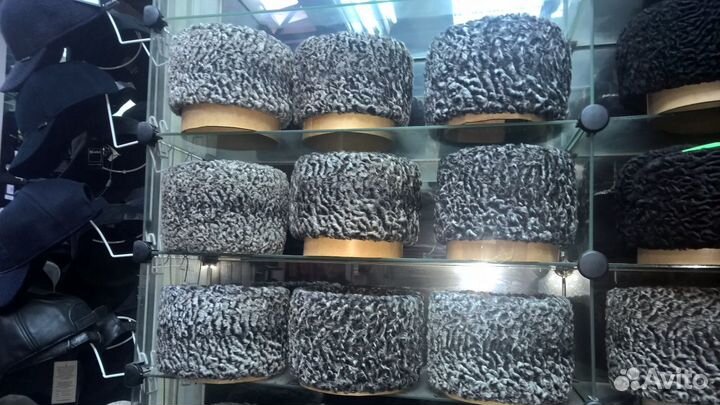 Антика каракуль ушанка папаха