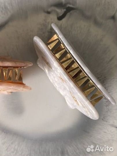 Крабик заколка для волос котик кот