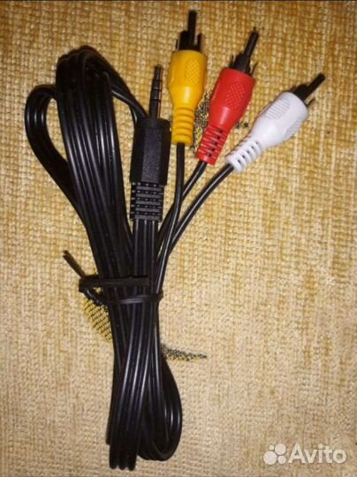 Переходник jack 3.5мм - 3 RCA