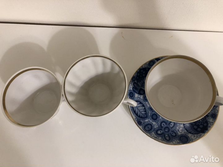 Чашка и чайные пары СССР