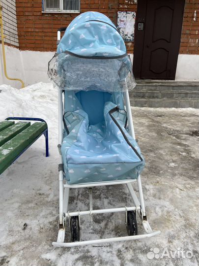 Коляска санки