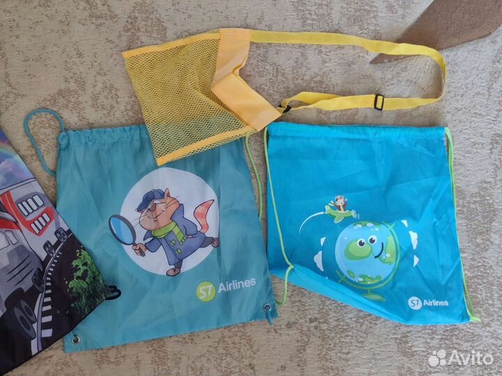 Мешки для обуви (детские рюкзаки для игрушек)