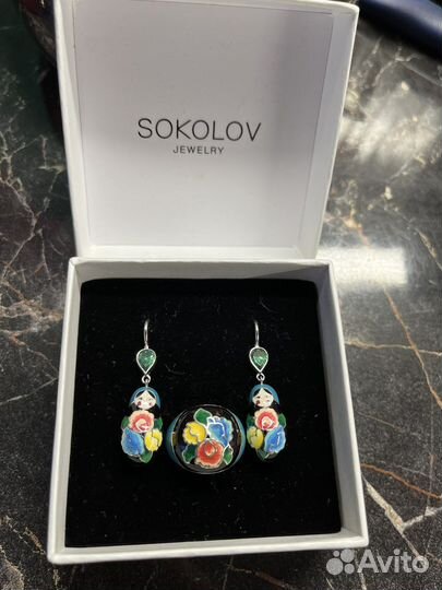 Комплект из серебра 925