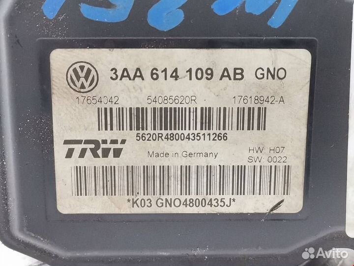 Блок ABS Volkswagen Passat B7 2011 3AA614109bmbef