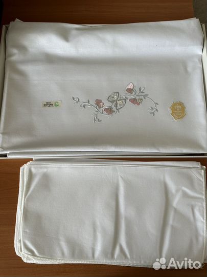 Скатерть + 12 салфеток (80ые, новое)