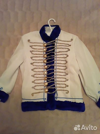 Костюм гусара, карнавальный, китель