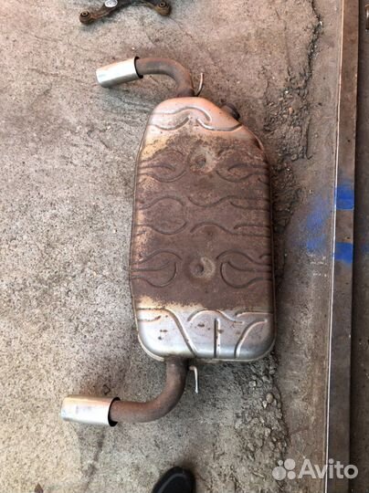 Задний бачок глушителя volvo v50