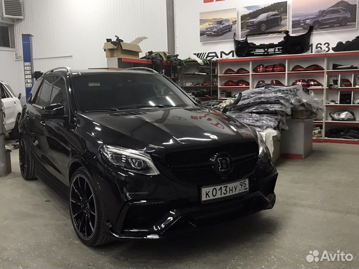 Рестайлинг ML 166 под GLE brabus