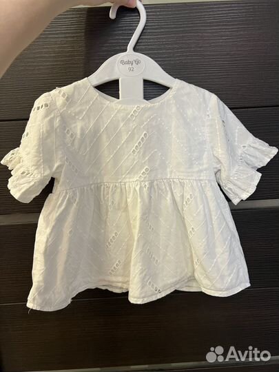 Блузка zara для девочки 86