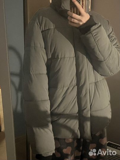 Куртка зимняя серая