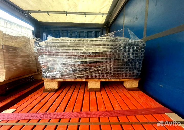 Стеллажи фронтальные металлические для склада Недк