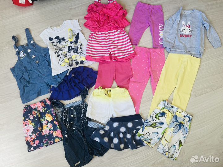 Вещи пакетом на девочку 92 98
