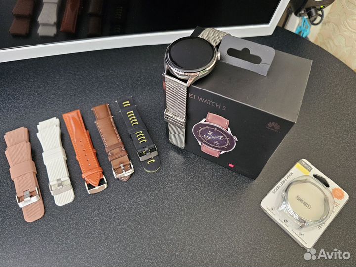 Смарт часы Huawei Watch 3 lte Esim + комплект