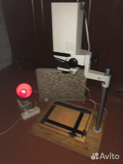 Фотоувеличитель крокус, лампа, глянцеватель