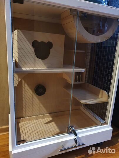 Клетка витрина для шиншиллы крысы