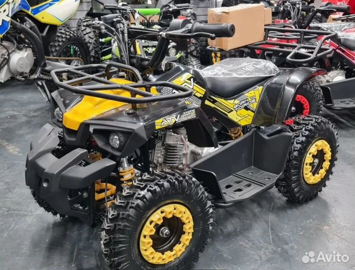 Детский ATV тихий квадроцикл атв 50сс 4Т